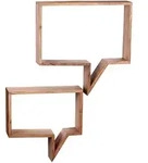 Wandregal MUMBAI (LBH 50x13x49 cm) - LBH 50x13x49 cm