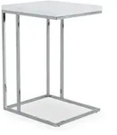 Beistelltisch MICHI (BHT 38x62x43 cm) - wei&szlig; - BHT 38x62x43 cm