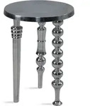 Beistelltisch (DH 44x63 cm) - silber - DH 44x63 cm