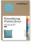 Kissenbezug Knitted Jersey (BL 80x80 cm) - t&uuml;rkis - BL 80x80 cm