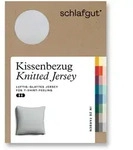 Kissenbezug Knitted Jersey (BL 80x80 cm) - grau - BL 80x80 cm