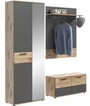Garderobe MASON (BHT 175x200x37 cm) - BHT 175x200x37 cm
