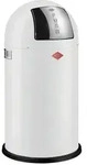 Abfalleimer WESCO PUSHBOY wei&szlig; MATT (BHT 40.20x77x40.20 cm) - BHT 40.20x77x40.20 cm
