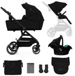 Kinderwagen 3in1 YOXI schwarz (BHT 97x107x79 cm) - BHT 97x107x79 cm