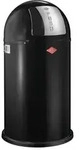 Abfalleimer WESCO PUSHBOY schwarz (BHT 40.20x77x40.20 cm) - BHT 40.20x77x40.20 cm
