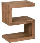 Beistelltisch MUMBAI (LBH 30x44x60 cm) - braun - LBH 30x44x60 cm