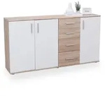 Kommode BOB (BHT 160x82x35 cm) - wei&szlig; - BHT 160x82x35 cm