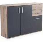 Kommode ALYSHA (BHT 120x84x35 cm) - grau - BHT 120x84x35 cm