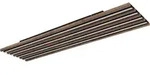 Deckenleuchte HAYDEN (LBH 120x30x6 cm) - schwarz - LBH 120x30x6 cm