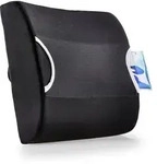 R&uuml;ckenst&uuml;tzkissen (BHT 33x10x32 cm) - schwarz - BHT 33x10x32 cm