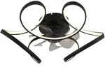 Deckenventilator LORIS (DH 56x21 cm) - schwarz - DH 56x21 cm