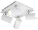 Deckenspot MARLEY 4-flammig (BT 24x24 cm) - wei&szlig; - BT 24x24 cm