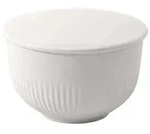 Zuckerdose Afina (DH 9,10x6,10 cm) - wei&szlig; - DH 9,10x6,10 cm