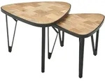 Beistelltisch (LBH 60x60x45 cm) - braun - LBH 60x60x45 cm