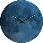 Wanduhr NEXTIME BLUE MOON DOME (DT 35x5 cm) - DT 35x5 cm