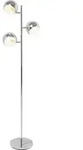 Stehleuchte CALOTTA (BHT 40x150x25 cm) - silber - BHT 40x150x25 cm