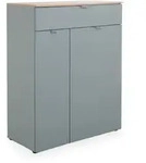 Schuhschrank BRINJA (BHT 78x103x38 cm) - gr&uuml;n - BHT 78x103x38 cm