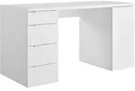 Schreibtisch ESTI (BHT 146x75x60 cm) - wei&szlig; - BHT 146x75x60 cm