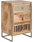 Nachttisch (LBH 40x30x60 cm) - braun - LBH 40x30x60 cm