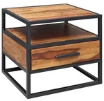 Nachttisch (LBH 50x45x45 cm) - braun - LBH 50x45x45 cm