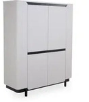 Highboard VALYA (BHT 130x162x45 cm) - beige - BHT 130x162x45 cm