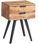 Nachttisch (LBH 35x47x65 cm) - braun - LBH 35x47x65 cm