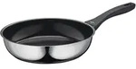 Bratpfanne K&Uuml;CHENPROFI ROMA (BHT 28x6x49.50 cm) - silber - BHT 28x6x49.50 cm