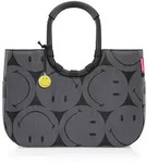 loopshopper reisenthel L - SMILEY grey (BHT 46x34.50x25 cm) - grau - BHT 46x34.50x25