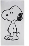 Strandtuch SNOOPY BEACH (BL 100x180 cm) - schwarz - BL 100x180 cm