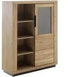 Highboard GILON (BHT 112x142x40 cm) - braun - BHT 112x142x40 cm