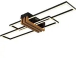 Deckenleuchte DAKARI I (LBH 80x23x8,60 cm) - schwarz - LBH 80x23x8,60 cm