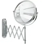 Kosmetikspiegel DELUXE (BHT 23x38x50 cm) - silber - BHT 23x38x50 cm