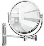 Kosmetikspiegel DELUXE (BHT 23x28,50x33 cm) - silber - BHT 23x28,50x33 cm