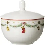 Zuckerdose HOLLY (BHT 9x9x7 cm) - wei&szlig; - BHT 9x9x7 cm