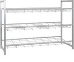 Schuhregal (BHT 80x60x30 cm) - grau - BHT 80x60x30 cm