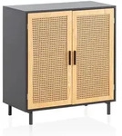 Sideboard (LBH 80x40x87 cm) - schwarz - LBH 80x40x87 cm