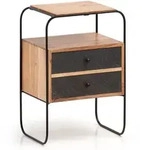 Nachttisch (LBH 40x30x60 cm) - braun - LBH 40x30x60 cm