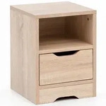 Nachttisch (LBH 31x31x43 cm) - braun - LBH 31x31x43 cm