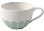 Milchkaffee-Tasse FLEUR (BHT 11.10x7.10x14.40 cm) - gr&uuml;n - BHT 11.10x7.10x14.40 cm