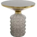 Beistelltisch LOLA (BHT 50x52x50 cm) - grau - BHT 50x52x50 cm