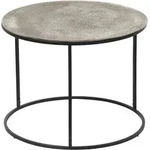 Beistelltisch PADMA (DT 60x46 cm) - silber - DT 60x46 cm
