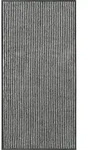 Duschtuch TWO-TONE STRIPE (BL 80x150 cm) - grau - BL 80x150 cm