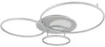 Deckenleuchte JOHNSON (LBH 116,60x86,40x13 cm) - silber - LBH 116,60x86,40x13 cm