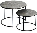 Beistelltisch (DH 60x45 cm) - silber - DH 60x45 cm