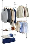 Teleskopgarderobe HERKULES (BHT 215x300x38 cm) - BHT 215x300x38 cm