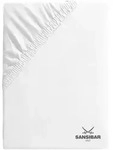Spannbettlaken SANSIBAR Jersey (BL 180x200 cm) - wei&szlig; - BL 180x200 cm