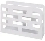 Zeitungsst&auml;nder (BHT 35x26x10 cm) - wei&szlig; - BHT 35x26x10 cm