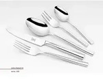 Besteckgarnitur JUSTINUS ART (BHT 25.20x5x43 cm) - silber - BHT 25.20x5x43 cm