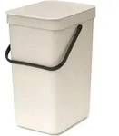 Abfallbeh&auml;lter SORT & GO (BHT 20x35x25 cm) - beige - BHT 20x35x25 cm