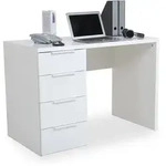 Schreibtisch ESTI (BHT 110x75x60 cm) - wei&szlig; - BHT 110x75x60 cm